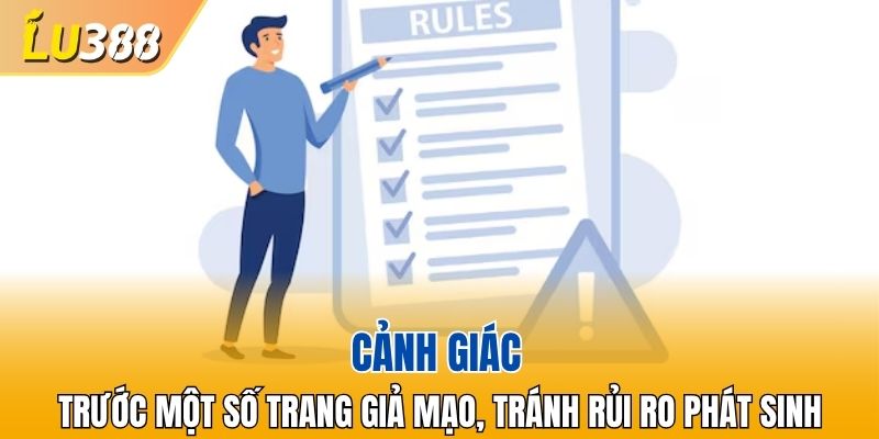 Cảnh giác trước một số trang giả mạo, tránh rủi ro phát sinh